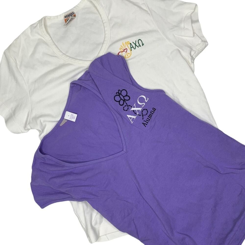 Sorority San Diego Chapter Alpha Chi Omega tees - Picture 1 of 5
